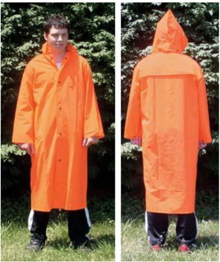 Amazon.com : Security Crossing Guard Police Orange Traffic Raincoat