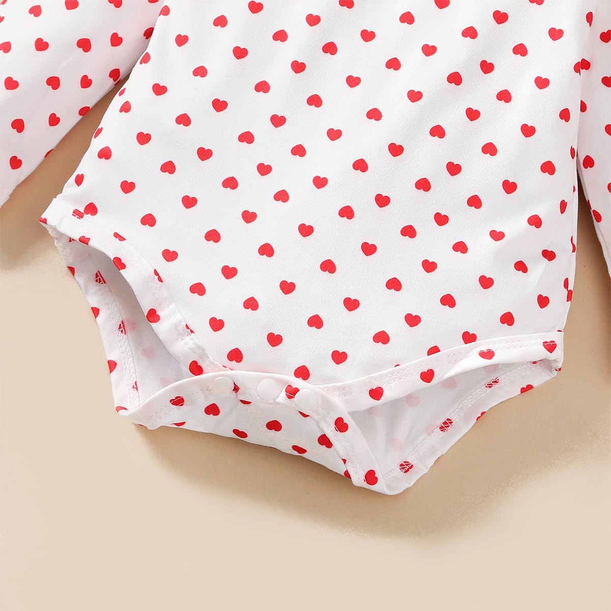 Abbigliamento per Neonata Set Body con Stampa Carina a Cuori/Pois+ Regolabile Orso/Elefante Salopette Pantaloni Autunno Inverno Tuta Vestiti Set