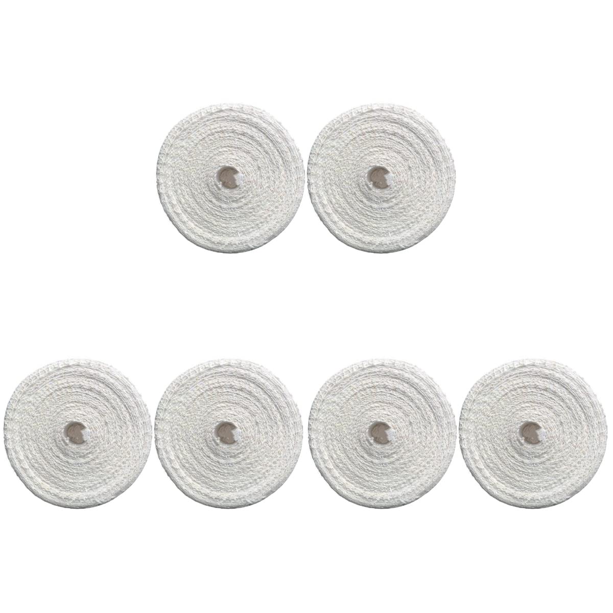 HEMOTON 6 Pz Corda Intrecciata Char Siew Rete per Carne Affumicata Spago di Carne Rete di Salsiccia di Prosciutto di Cotone Rete di Manzo Filo di Cotone Ondeggiare Polpettone Bianca