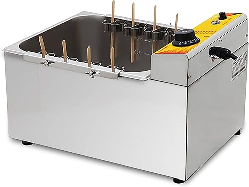 Miniatura 5 de 12L Gran Capacidad Comercial Automático Queso Hot Dog Sticks Freidora Eléctrica Profunda Perro de Maíz Caliente Máquina