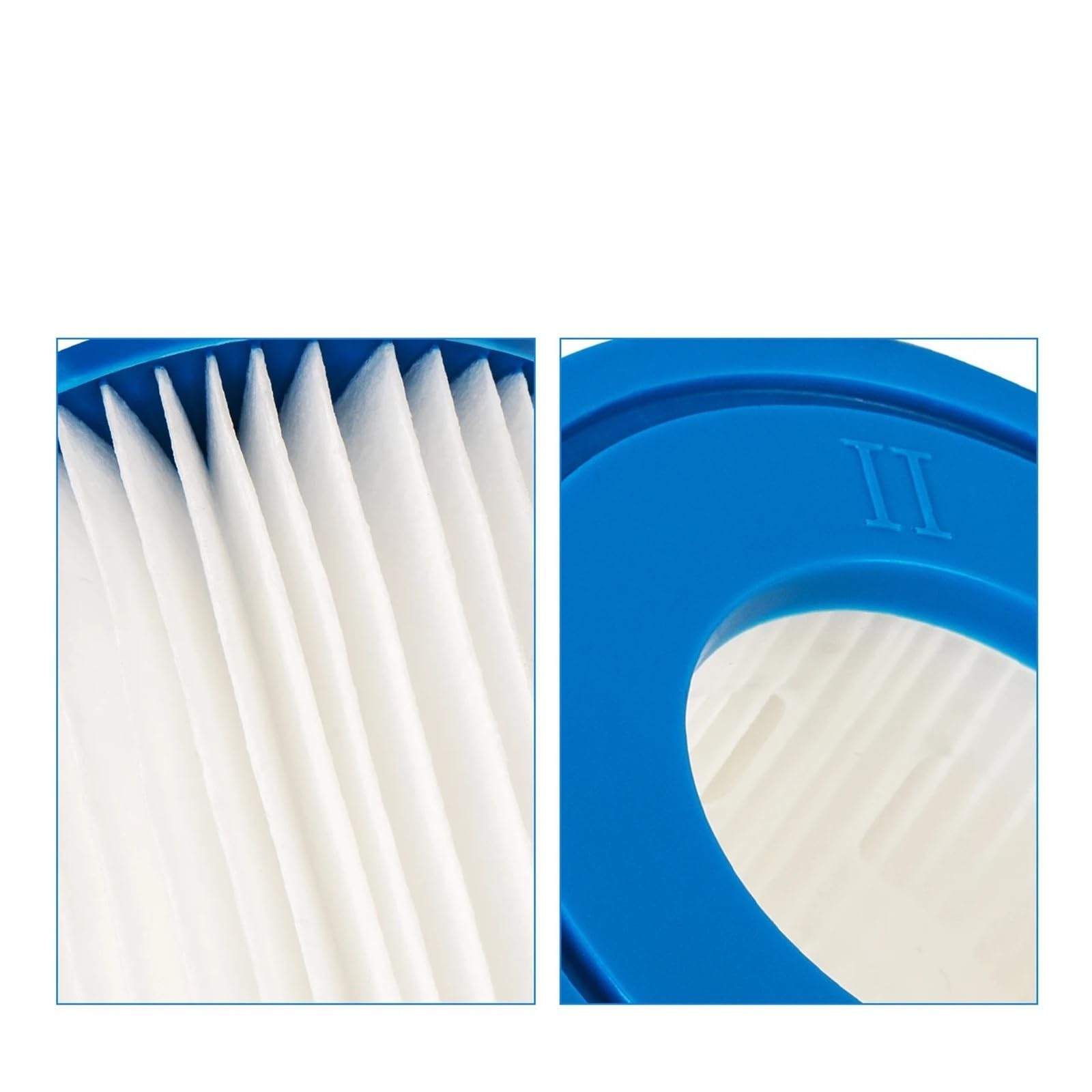 Cartuccia Filtro for Piscina, Compatibile Con Way 58094, 58383, 58386 | Pompa filtro a cartuccia for piscina a temperatura costante tipo II 530/800 GPH(6PCS)