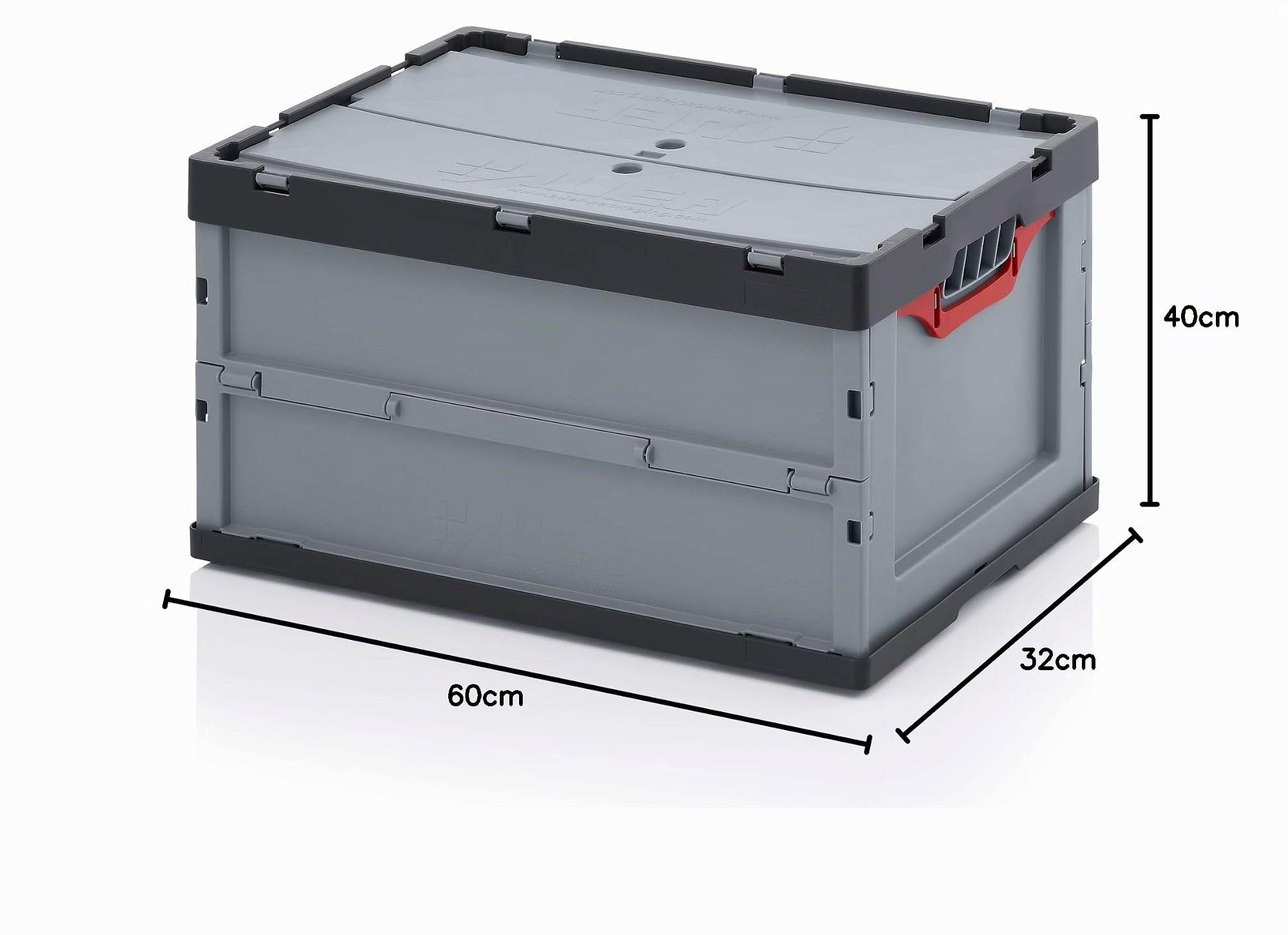 Caja plegable profesional 60 x 40 x 32 con tapa