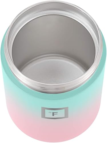 Miniatura 10 de IRON FLASK - Tarro de comida de hierro  13.5 oz y 16 oz, cuchara plegable, a prueba de fugas, termo aislado al vacío, acero inoxidable, almuerzo de