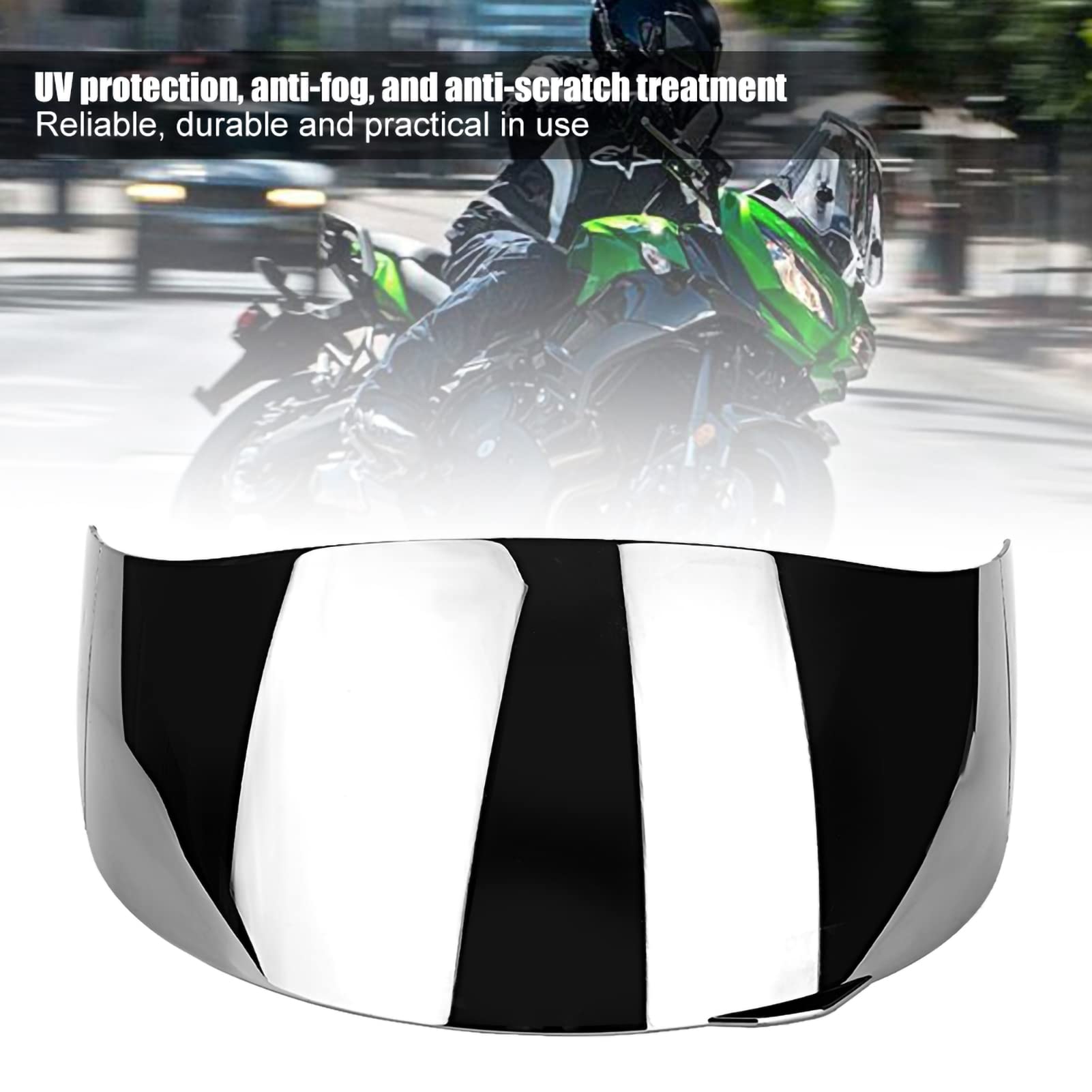 Acouto Agv K1 -Ready Face, Helmet Visor Lense Motorcycle Wind Helmet Lens Visor Full Face Protector Sheets Fit For AGV K1 K3 SV K5 K5-S