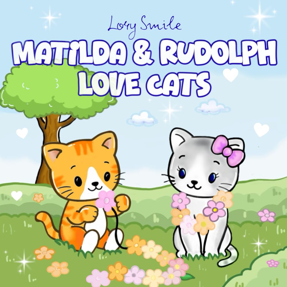 Matilda & Rudolph Love Cats: Bold & Easy In‑Love Kitten Coloring Book for Adults, Teens and Cat Lovers