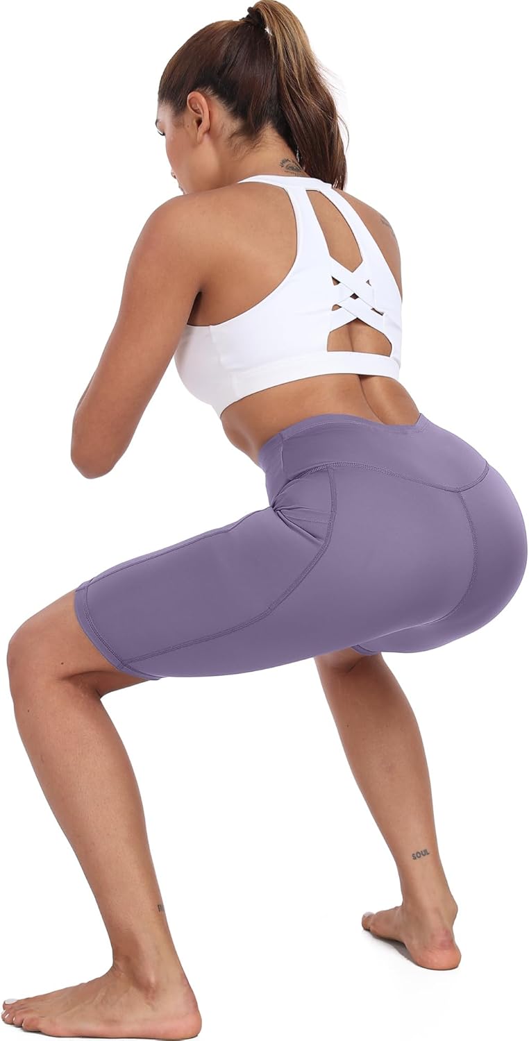 CADMUS 3/4 Pack Women Biker Compression Short Leggings for Yoga with Big Pockets - Image 5