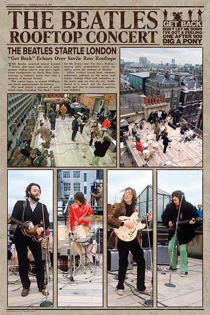 アップルワン(APPLEONE) ジグソーパズル 1000-923 ビートルズ The Beatles Rooftop Concert 1000ピース 日本製75×50㎝ ビートルズ ルーフトップコンサート 来日60周年記念