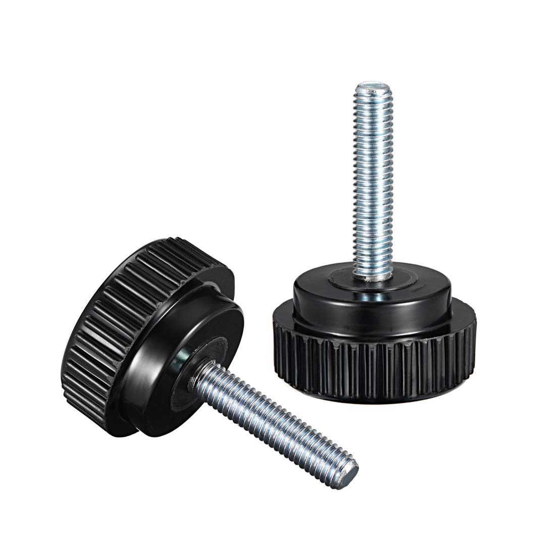 10 Vis à Pouce M8 X 40 Mm – Bouton De Serrage Moleté, Filetage Mâle, Uxcell
