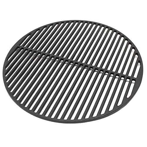 Wiltec Rejilla Grill Parrilla Redonda Hierro Fundido 54,5 Cm Asado Barbacoa Fuego Brasas Gas Leña Carbón
