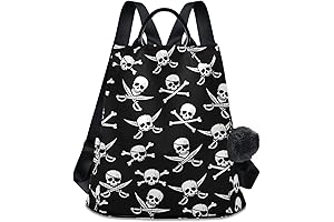 Pirate Skull Backpack Purse