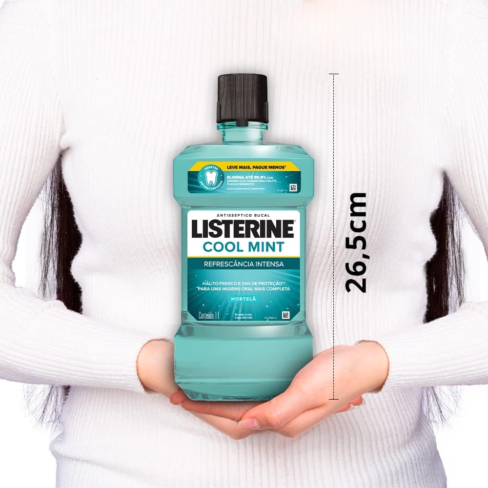 Listerine Cool Mint Enxaguante Bucal, 1L Novo Alerta 4 6161Fpgnnfl. Ac Sl1000