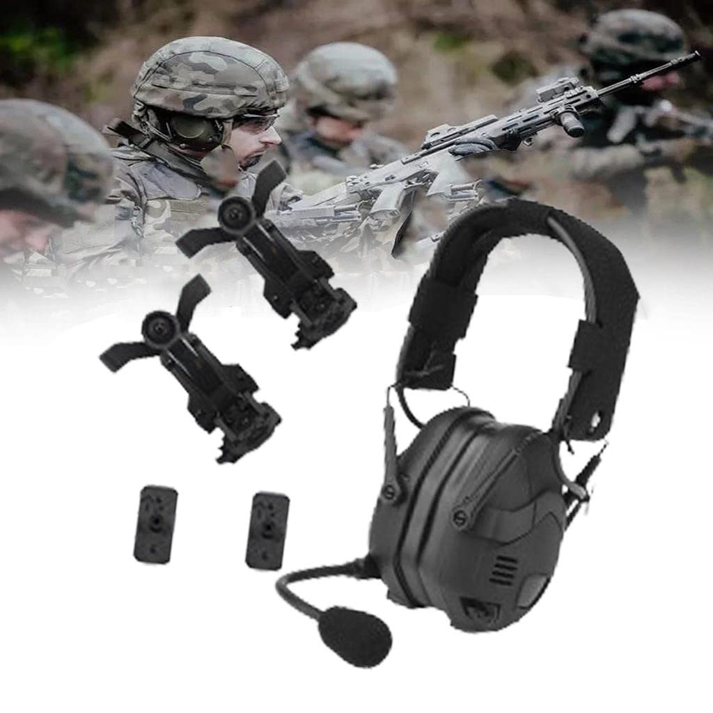 Cuffie Tattiche Militari ACEXIER - Riduzione Rumore, Per Caccia E Tiro, Compatibili Ops Core E Wendy Helmet - Foto 8
