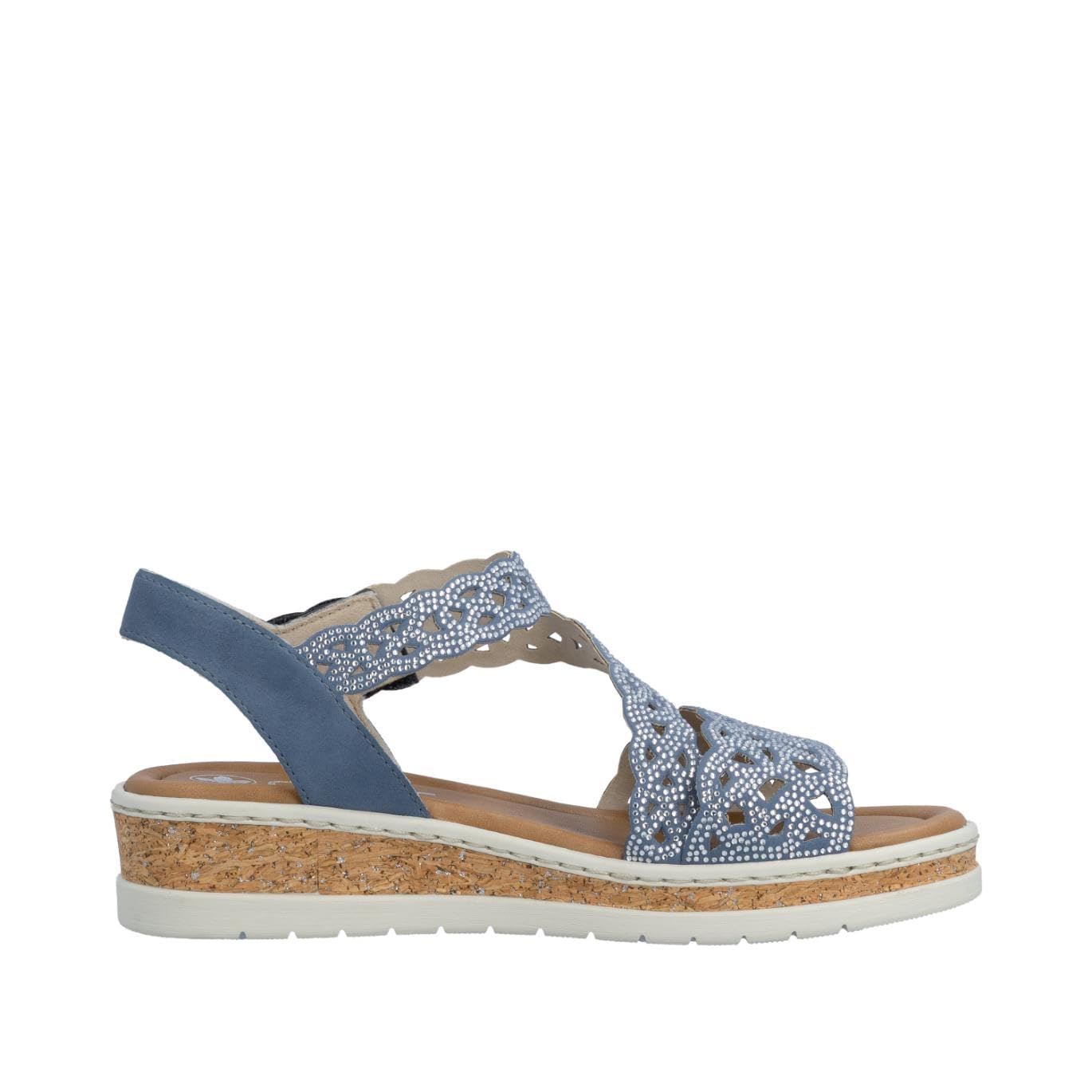 Rieker Damen V4150 Riemchen Sandalen