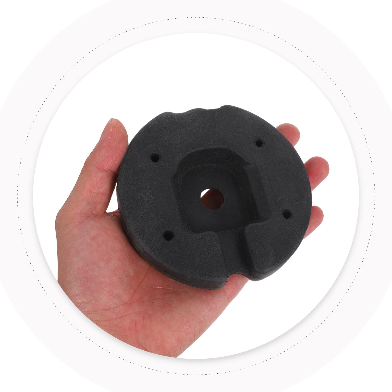 Toyvian Peso para Lámpara de Pie y Mesa Plástico Base Redonda, 4 Piezas