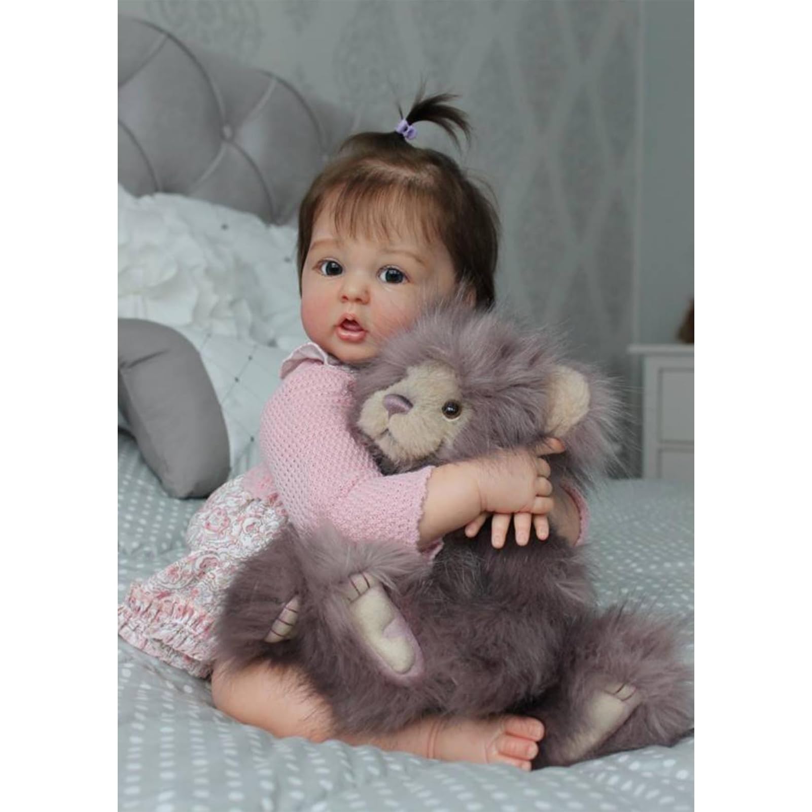 Amazon | Diumy 赤ちゃん 人形 22インチ 55cm 手作りリボーンドール の