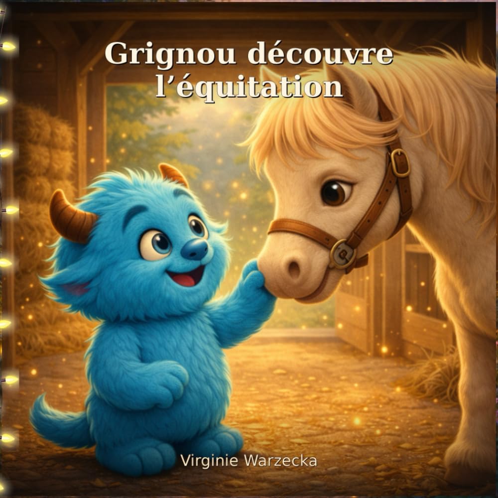 Grignou découvre l'équitation: Une histoire apaisante sur l’empathie et le respect des animaux (Les aventures de Grignou)
