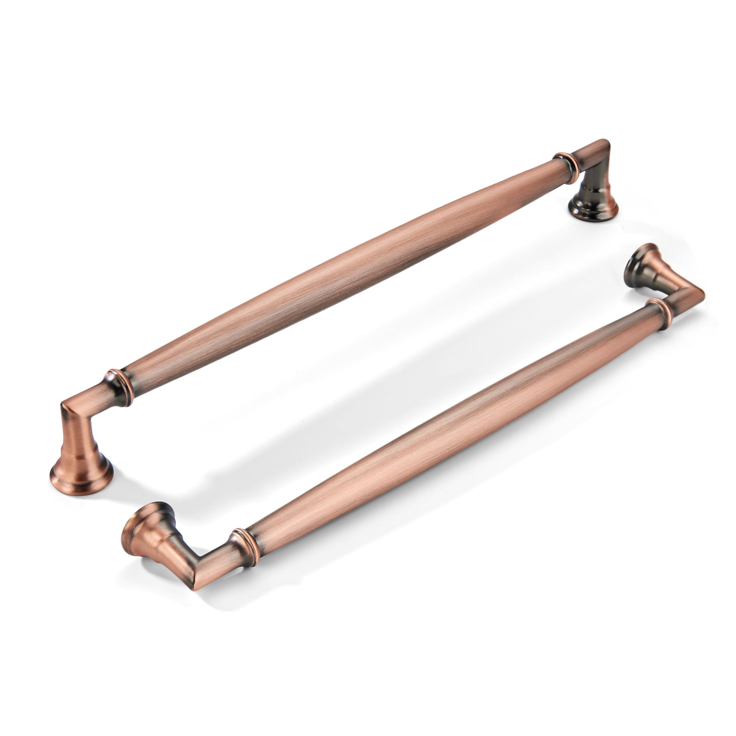 khtumeware 10 Pack 8 Inch(203mm) Brushed Antique Copper Cabinet Pulls Heavy Duty Soild Cabinet Handles Kitchen Cabinet Hardware for Cupboard Drawer Handles Dresser Pulls