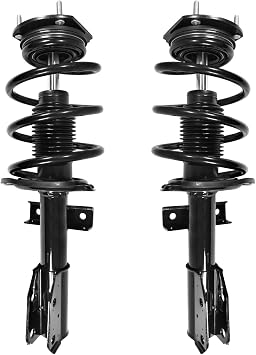 COMPLETESTRUTS Front Quick Complete Strut Assemblies with Coil Springs Replacement for 2007-2012 GMC Acadia - Set of 2