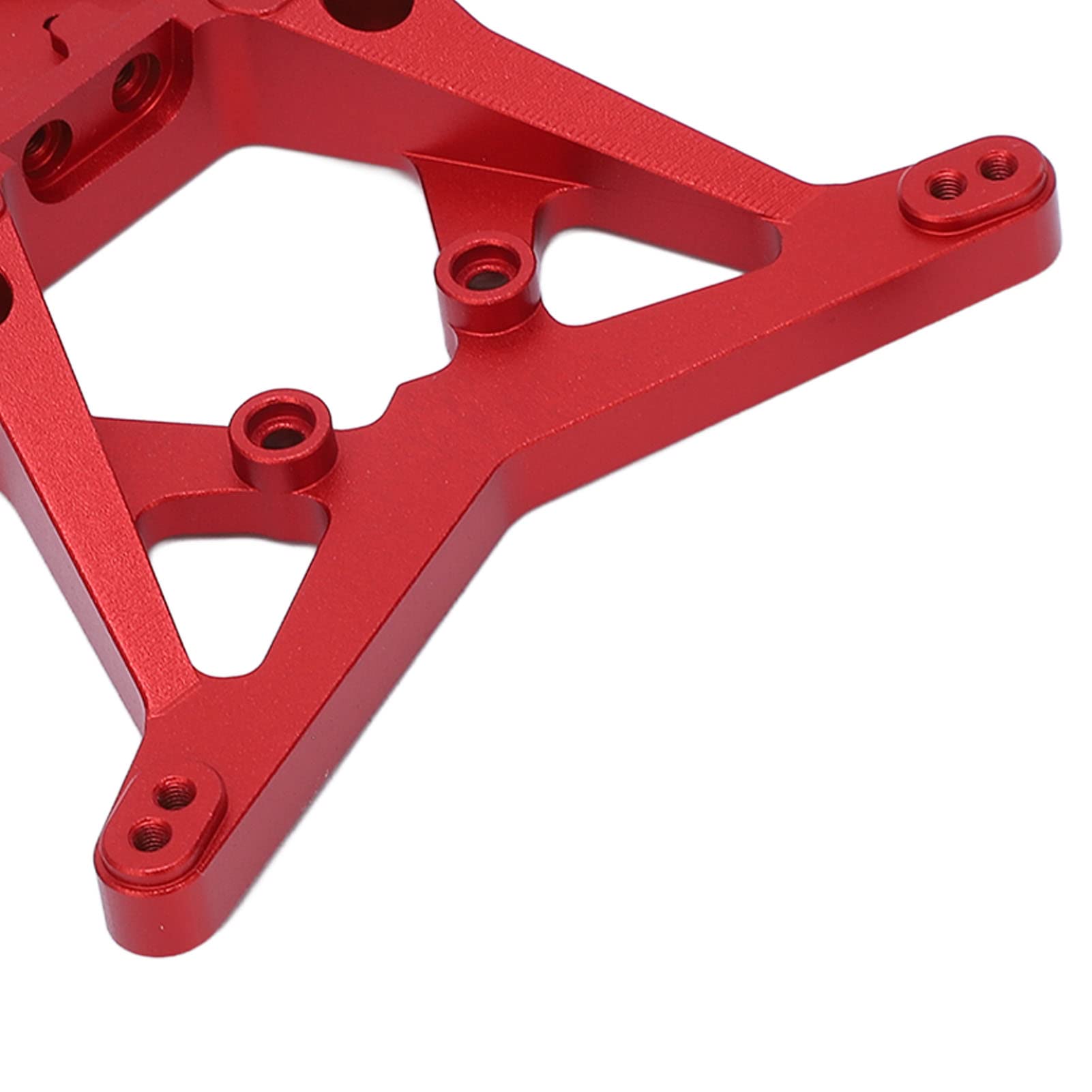 Zestaw przedniego tylnego amortyzatora Części zamienne ze stopu aluminium do LOSI 1/10 22S 2WD RC Car Wysoka wytrzymałość Odporny na wstrząsy Akcesoria do majsterkowania (Czerwony)