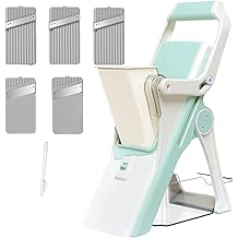 Dubbulon Patates Dilimleyici | 5'i 1 &Ccedil;ok Ama&ccedil;lı Sebze Doğrayıcı | Mutfak Rendeleme Dilimleme Doğrama Aleti,Ev Mutfağı Sebze Meyve Salata Patates Kızartması Hazırlığı