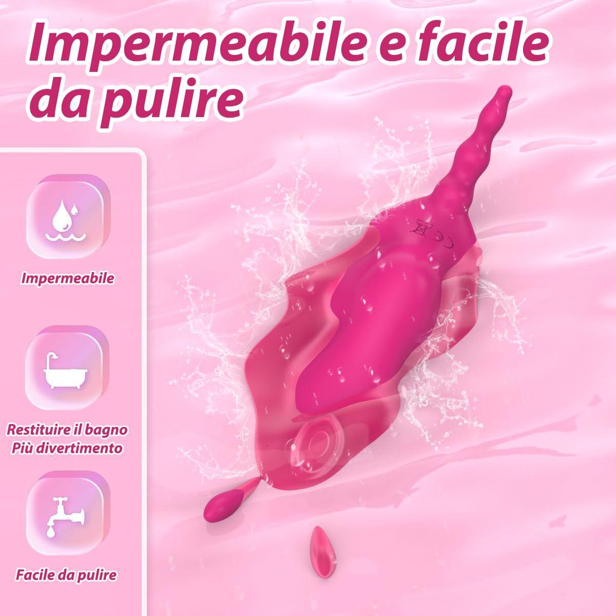 RFIVJ-5M Vibratoreper Donna Professionale Wireless Bluetooth APP controlla il vibratore G-spot Vibratori Donna Piccolo vibratoreper clotoride sexytoysys 9 modalità di design silenzioso e impermeabile