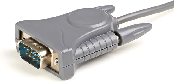 Usb To Serial Adapter Cable 3ft Usb M To Db9/Db25 Rs232 M