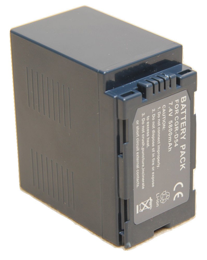 Batteria Panasonic CGA-D54s 7800mAh 7.4V Li-Ion - Ricambio Compatibile Per Elettronica