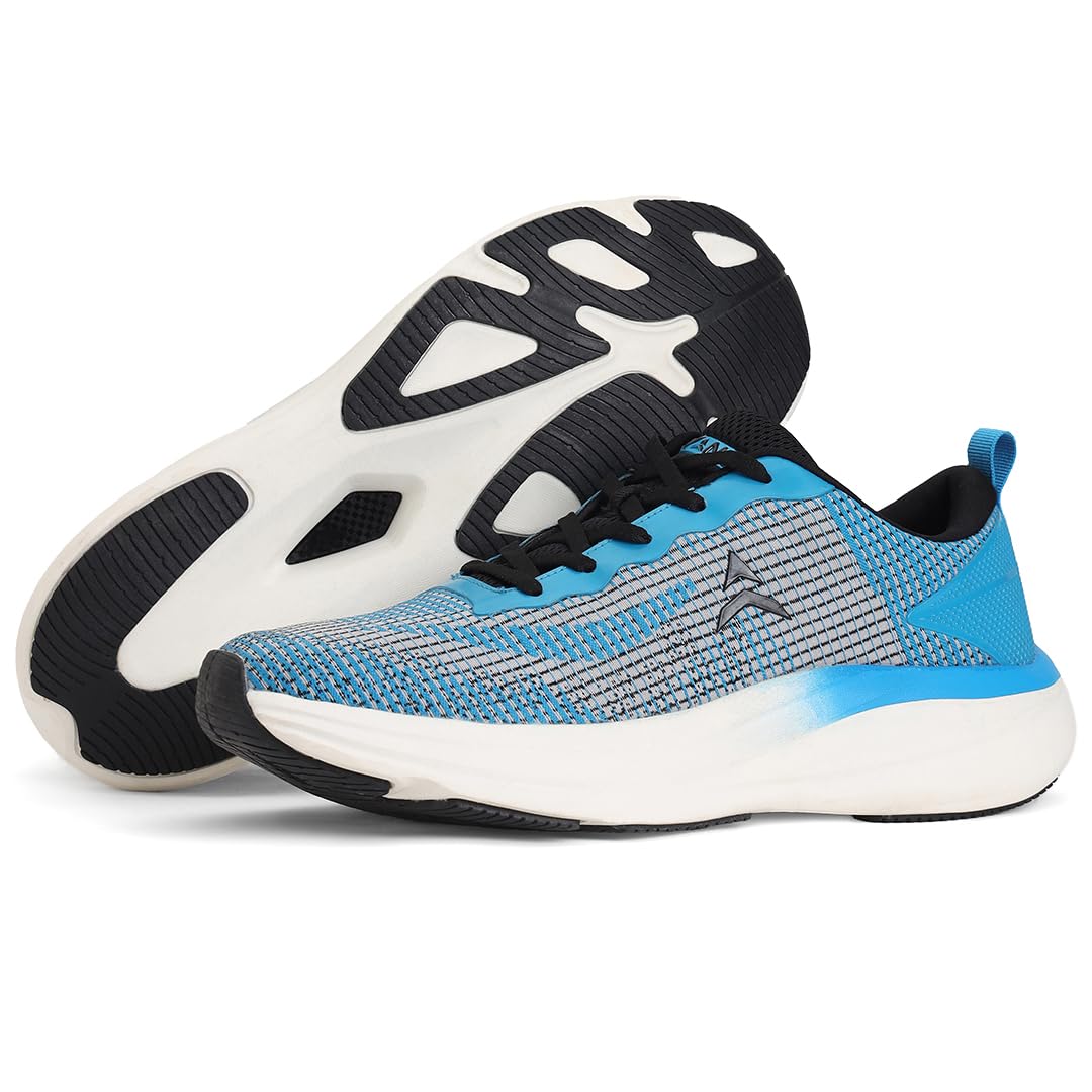 AVANT Men's Joyrun Running Shoes -Superior Cushioning & Enhanced Grip TPR Outsole Shoes|Superior Traction,Anti Skid, Lightweight,Shock Absorption Tech, Sports Footwear (AVMSH154CL01UK10_Blue) 4