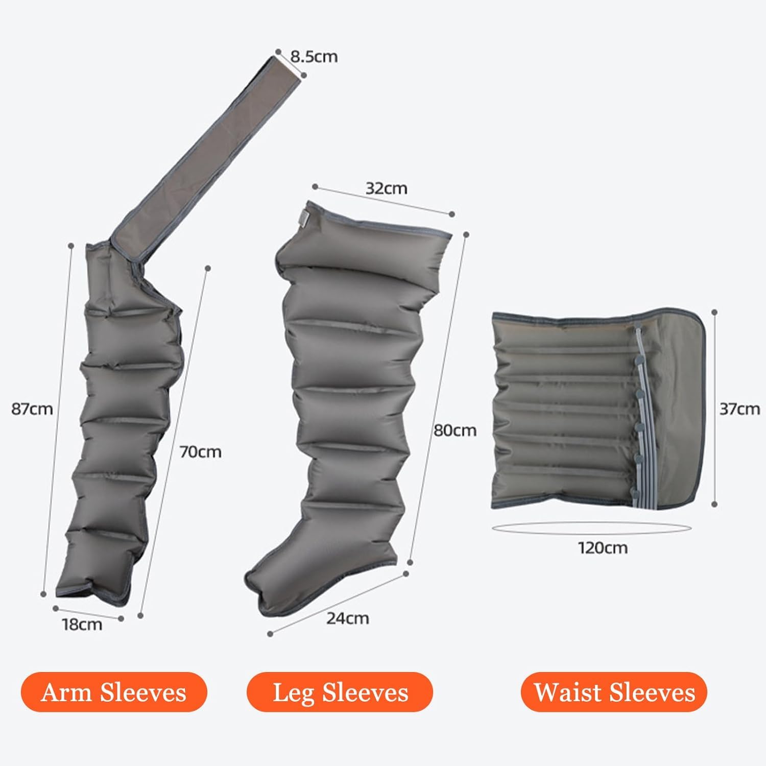 Linfodrenaggio Medico Linfodrenaggio Braccia Massaggiatore Compressione d'Aria per Gambali e Addome Presso Terapia Gambe Linfodrenante Pressoterapia per Casa per Gambe E Addome