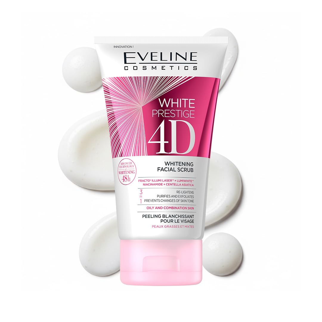 White Prestige 4D Whitening Facial Scrub, 150 ML