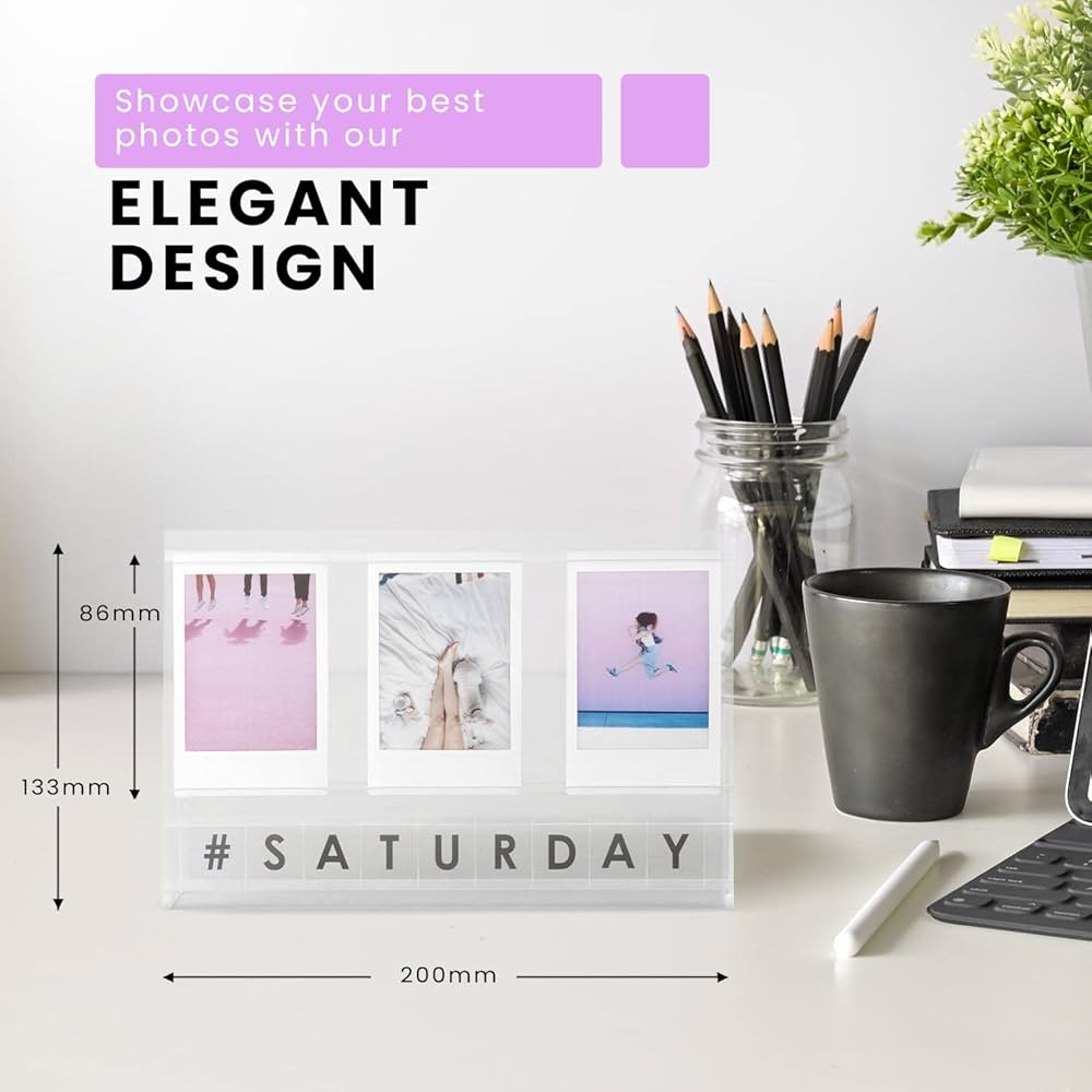 Amazon.com: Elil Instax Frame for Fujifilm Instax Mini Film