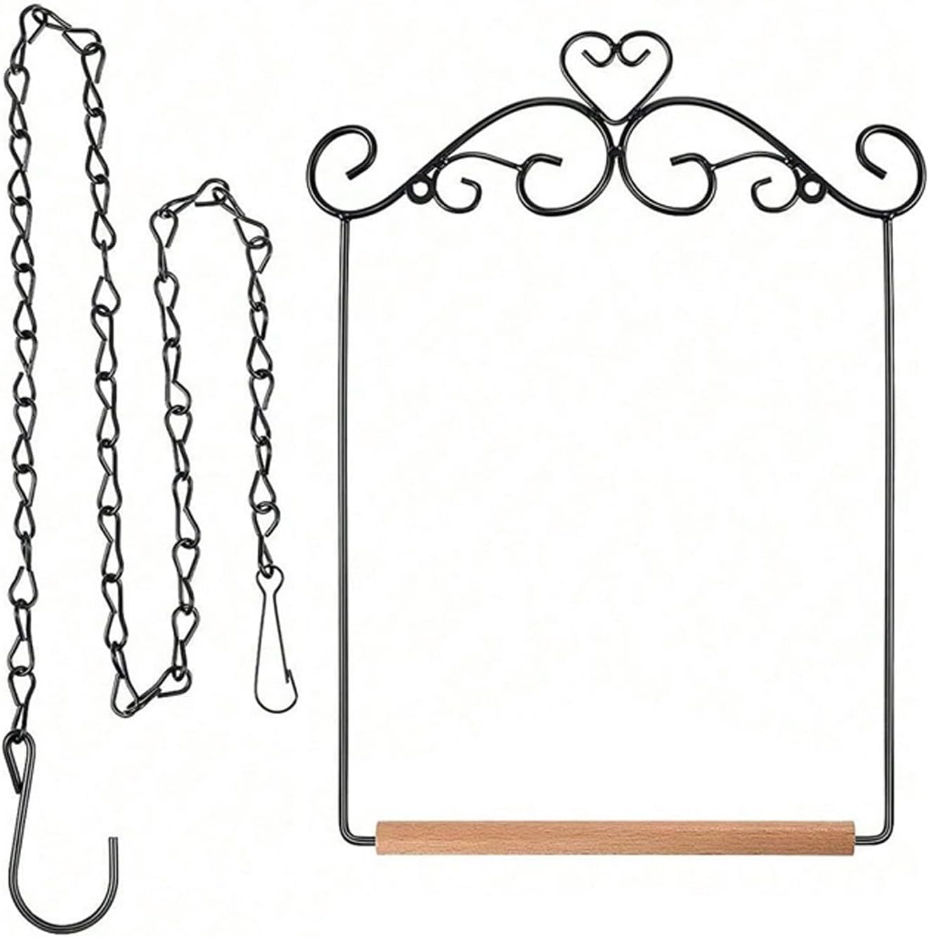 Hummingbird Swings and Perches | Hummingbird Swing for Outdoors | Metal Frame Bird Swing with Iron Hanging Chain for Hanging Indoor, Outdoor, Trunk, Lawn, Patio, Garden - Image 1 of 7