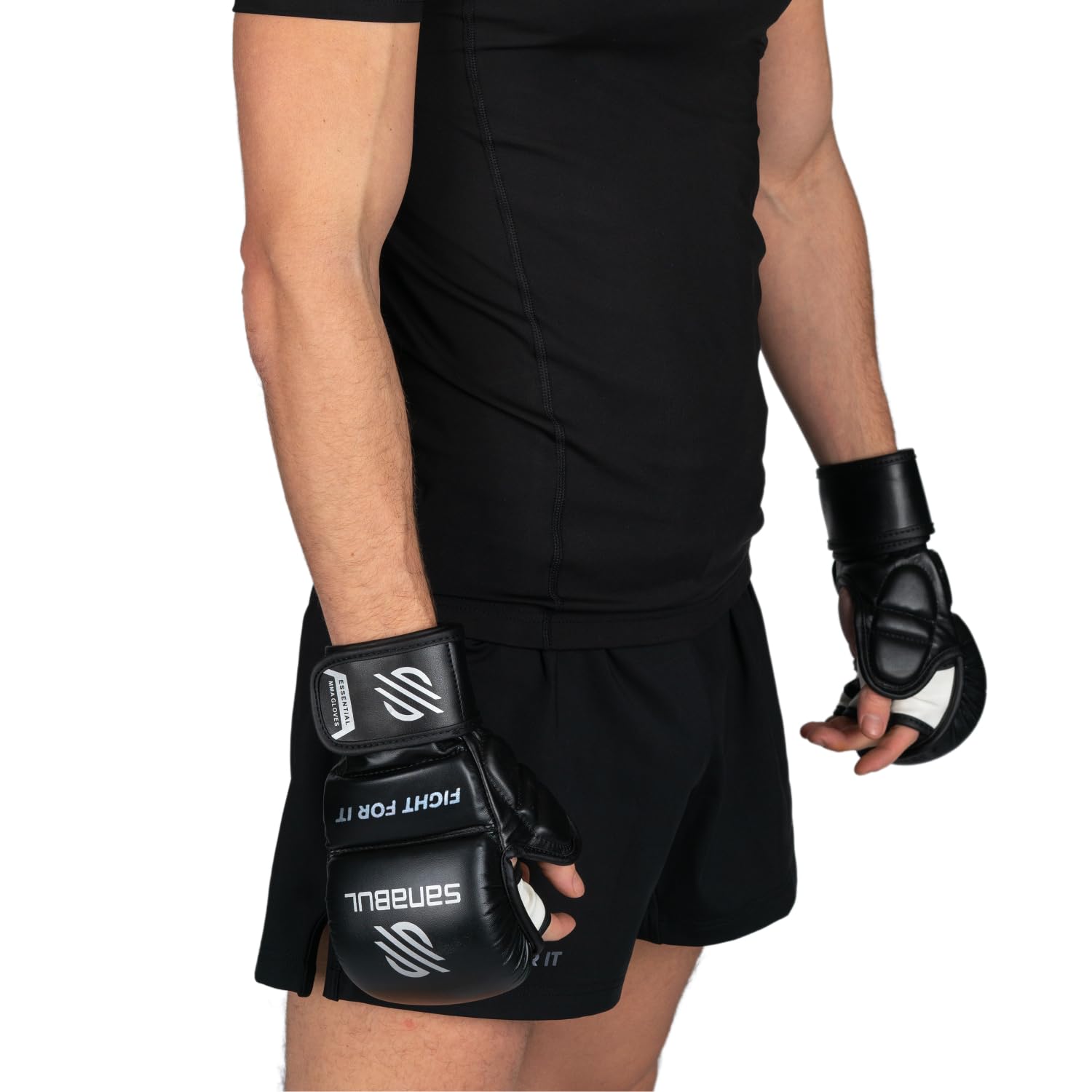 Sanabul Guantes de Combate híbridos de MMA Essential de 7 oz