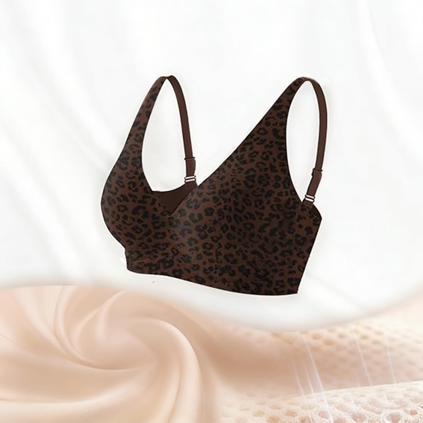 Reggiseno Donna Contenitivo Push Up Imbottito Coppa Completa Invisibile Sexy Lingerie Reggiseno in Cotone Anallergico Tutti i Giorni