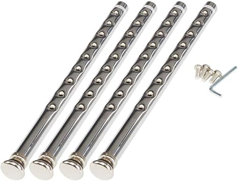 Steel Stool Leg Extensions Set of 4