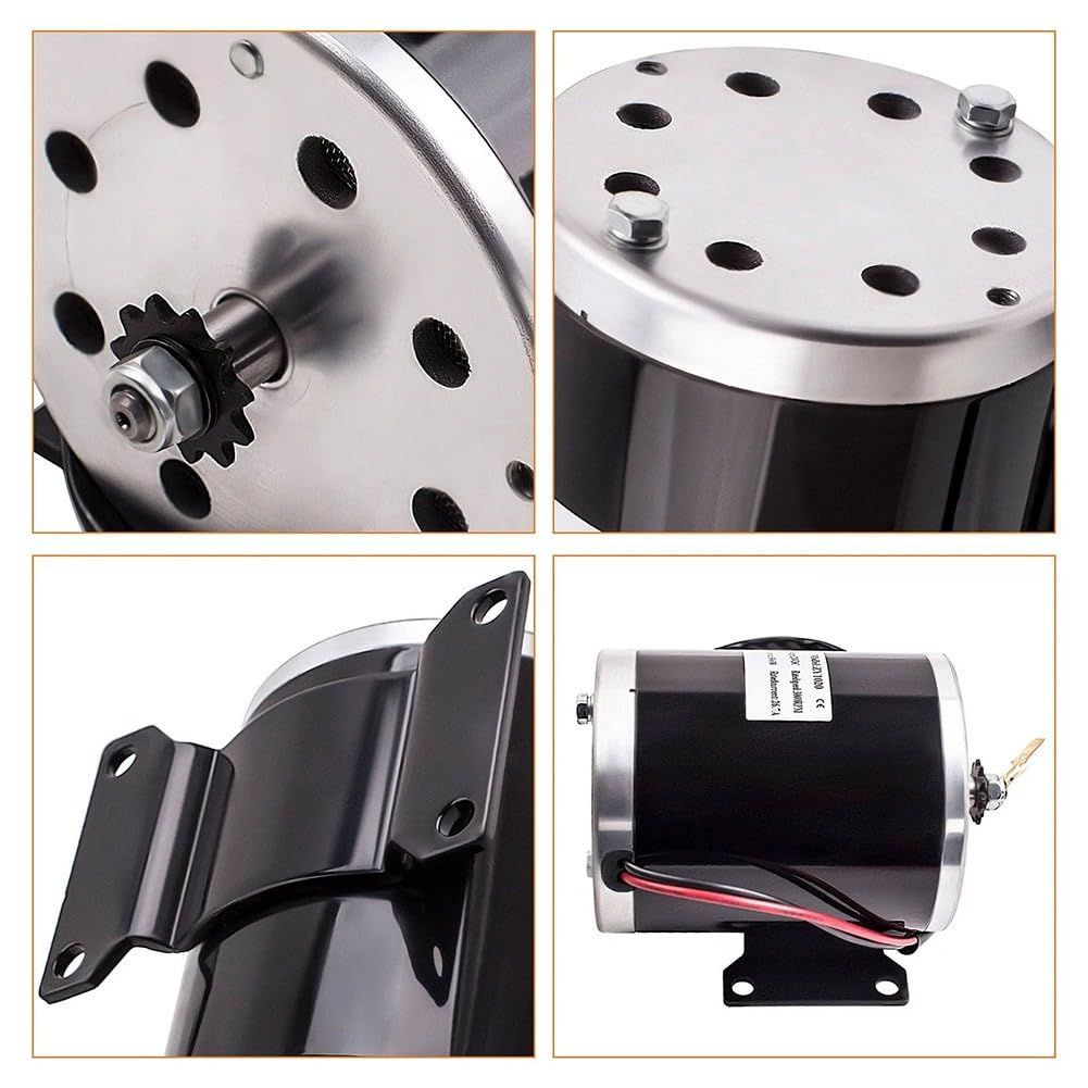 500-W-24-V-Gleichstrom-Getriebemotor ZY1020, 2500 U/min, hohes Drehmoment, für Elektroroller, Go-Karts, Minibikes, DIY-Ersatzteil
