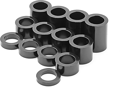 Miniatura 8 de Mofun ID Separador de rueda de 1 pulgada OD 15 pulgadas 13 piezas eje de 1 pulgada compatible con motocicletas Harley bobinas y picadoras