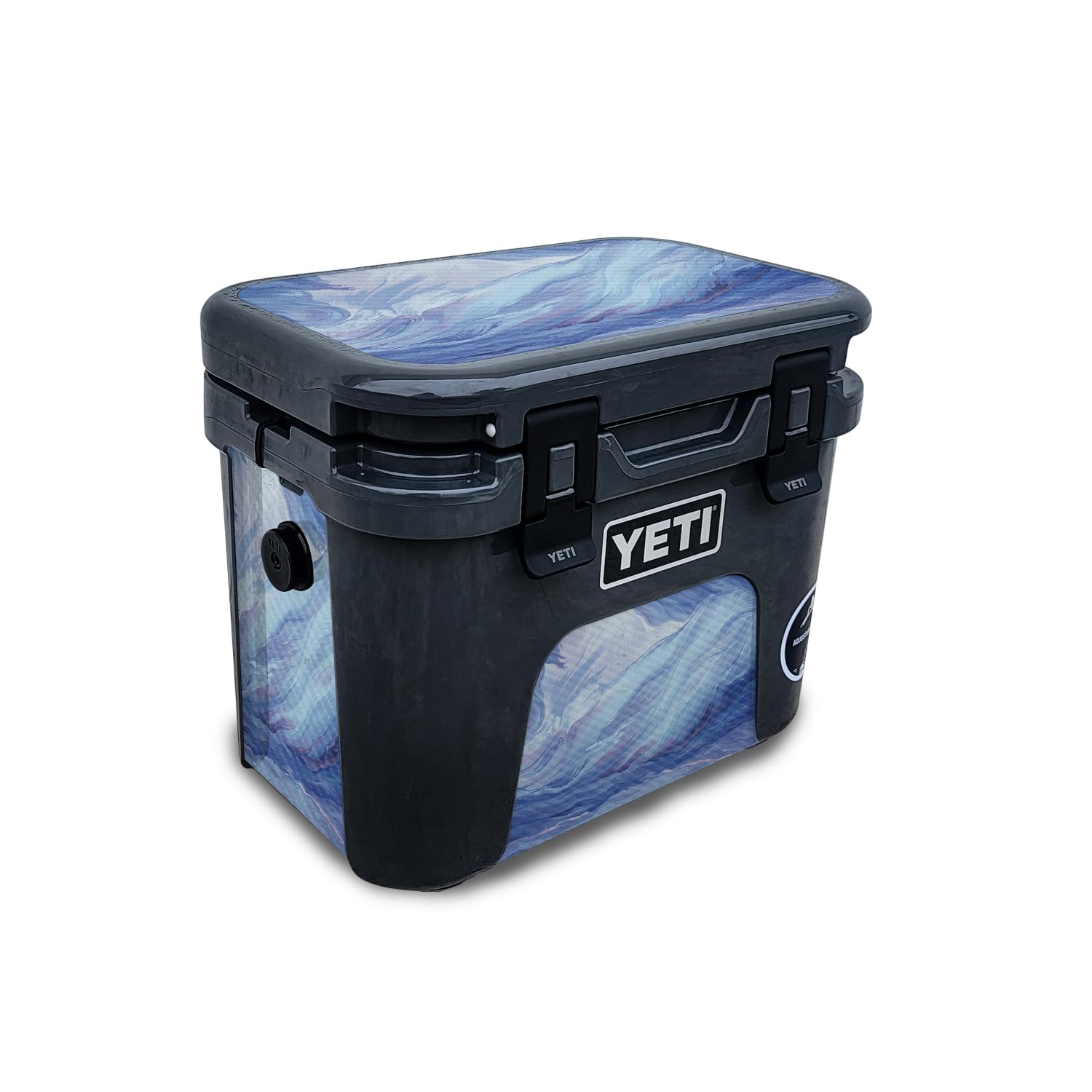 Carbon Fiber Skin Compatible with Yeti Roadie 15 Hard Cooler - Imaginary - Premium 3M Vinyl Protective Wrap Decal Cover - Easy to Apply | Crafted in The USA by MightySkins