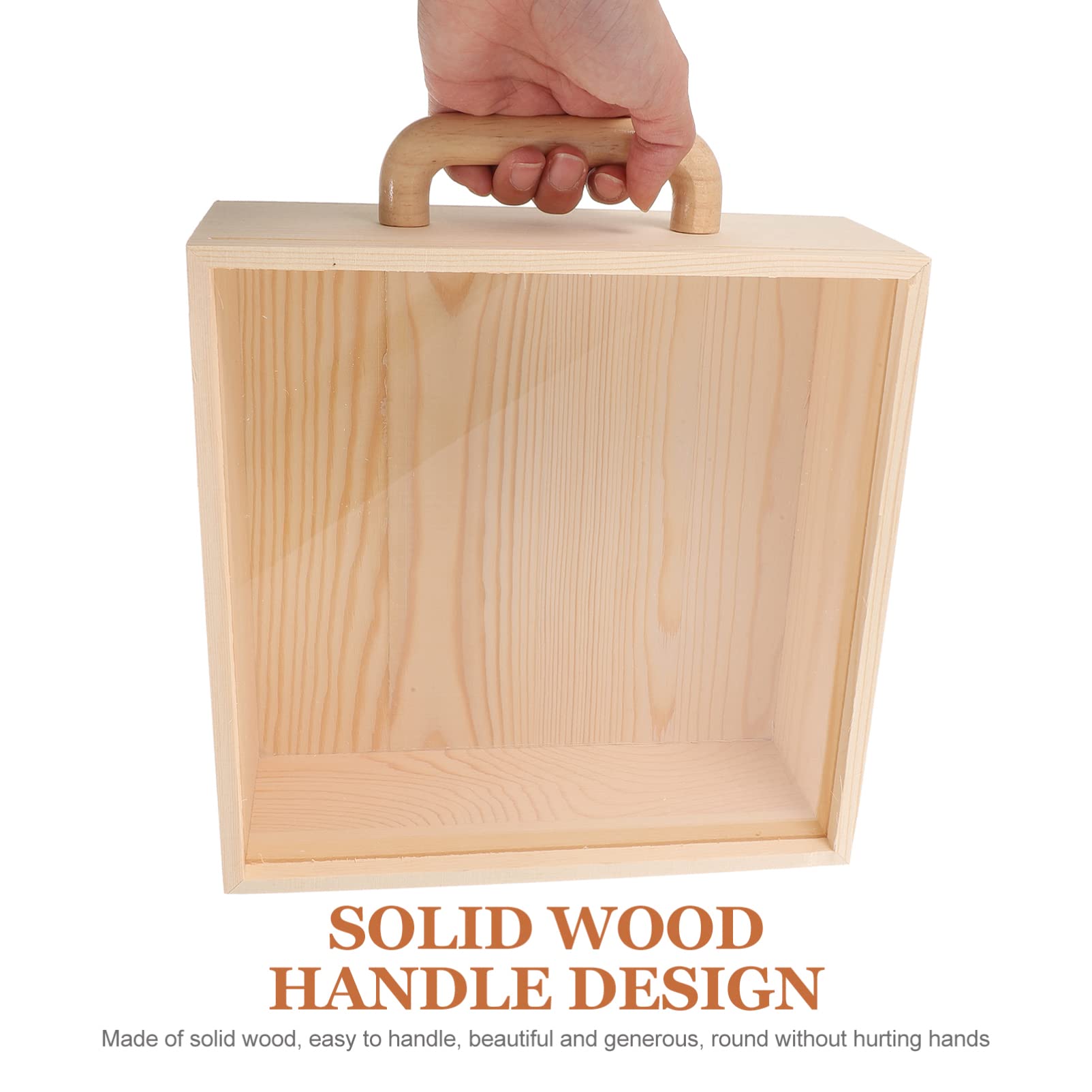 KOMBIUDA Scatola in Legno Personalizzata Scatola Portaoggetti Resistente E Durevole Design Semplice Per Feste Di Nozze E Regali