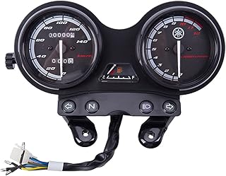 Motorbike Digital Speedometer DC12V Motorcycle Tachometer Speedometer Meter Gauge Moto Tacho Instrument Clock Case For Ybr 125 2005-2009