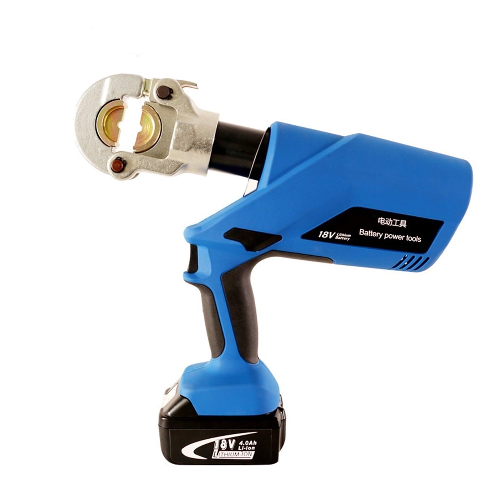 Agzjshkplwq Ez-400 Hydraulic Crimping Tool, Electric Hydraulic Pliers Ez-300 Rechargeable Cable Copper And Aluminum Terminal Crimping(Ez-400)