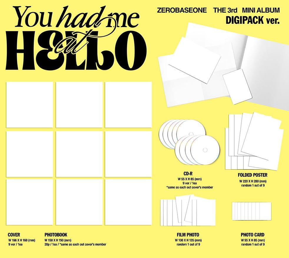 Amazon.com: Dreamus ZEROBASEONE You had me at HELLO 3rd Mini Album