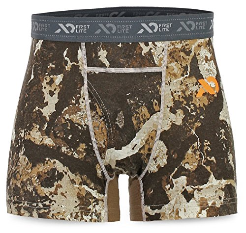 First Lite Benmore Boxer Brief, Camo, X-Large