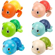 6 Pack Swimming Turtle Baby Bath Toys Wind Up Bathtub Toys