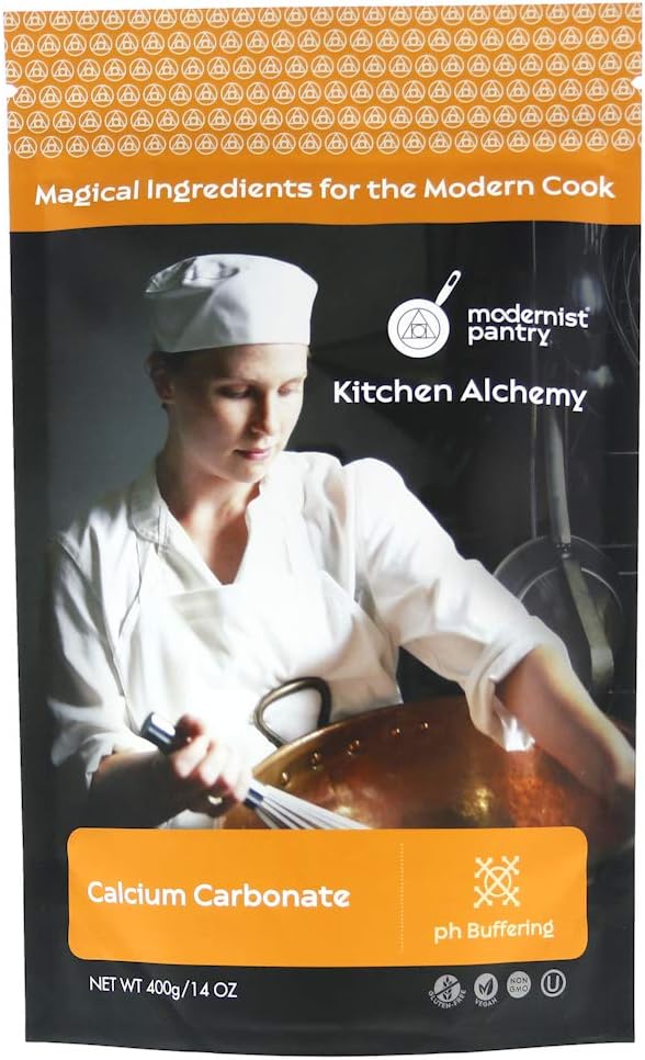 Pure Calcium Carbonate ⊘ Non-GMO Gluten-Free Vegan OU Kosher Certified - 400g/14oz