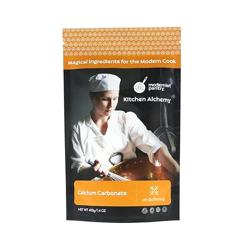 Carbonato de calcio puro, sin OMG, vegano, sin gluten, certificado OU Kosher, 14.11 oz14 onzas