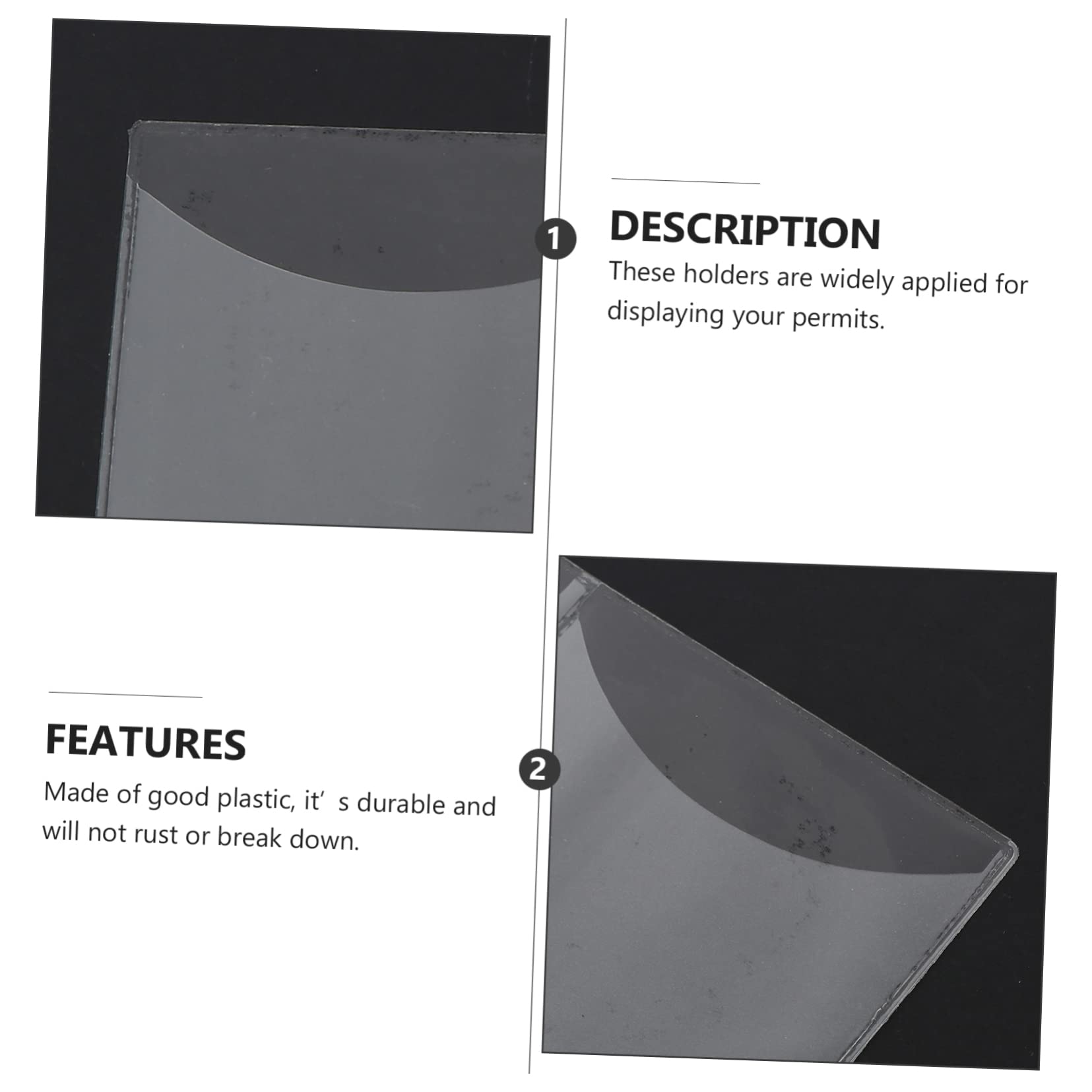 Windscreen Sticker & Parking Perit Holder For Car -Lifetie Guaranteed