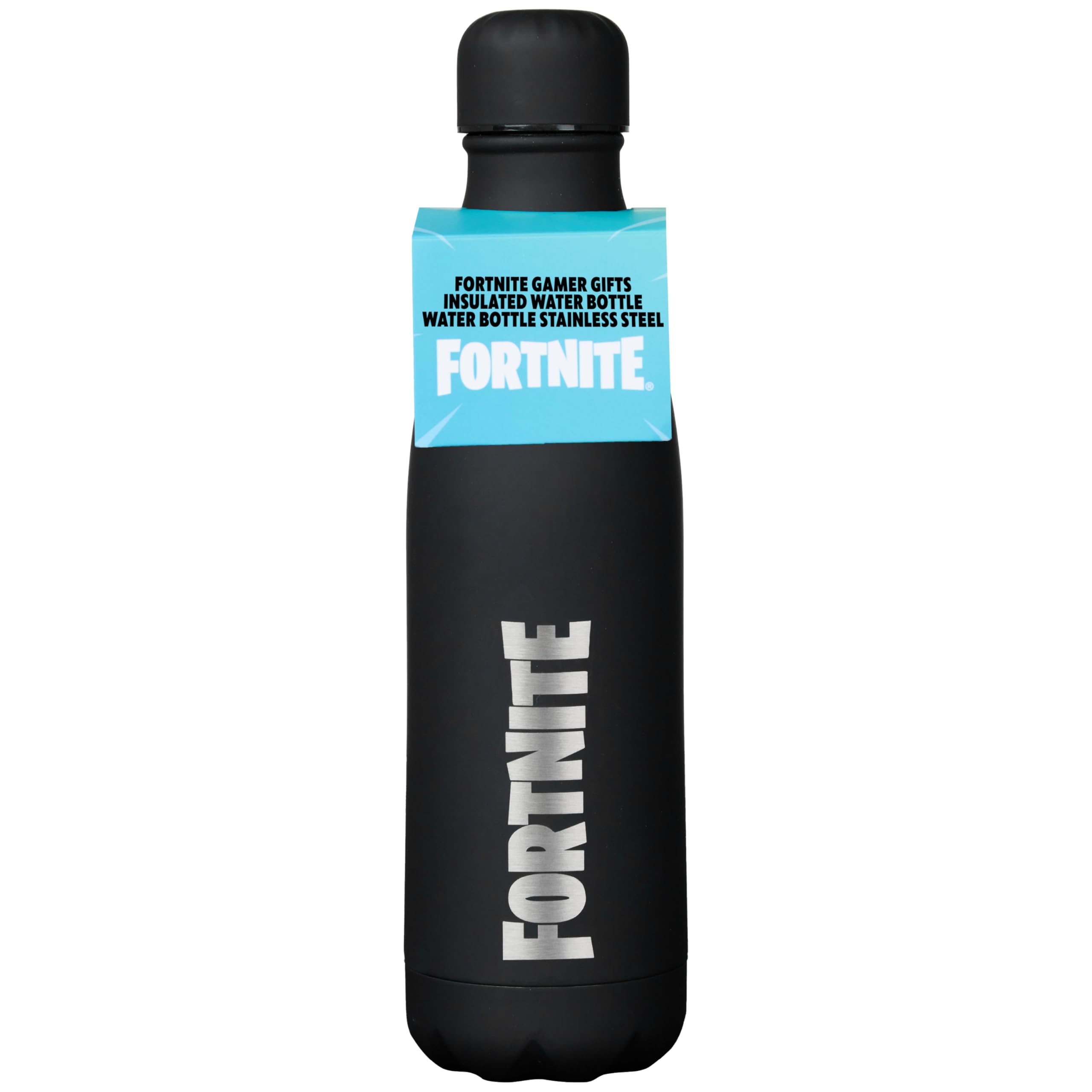 Fortnite Gourde Isotherme 600 ml Ado et Adulte, Gourde Inox Sans BPA, Bouteille Métal, Ecologique Emballage, Gaming Merchandise, Idée Cadeau pour Gamer