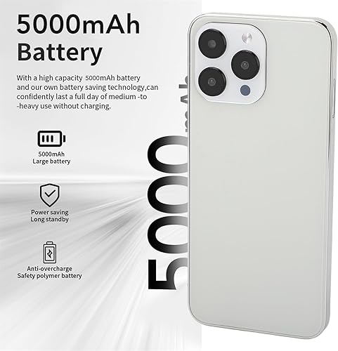 Miniatura 4 de Yunseity I14 Promax - Teléfono celular desbloqueado, pantalla HD de 6.6 pulgadas, teléfono inteligente 3G desbloqueado para Android 10, 4 GB de RAM,