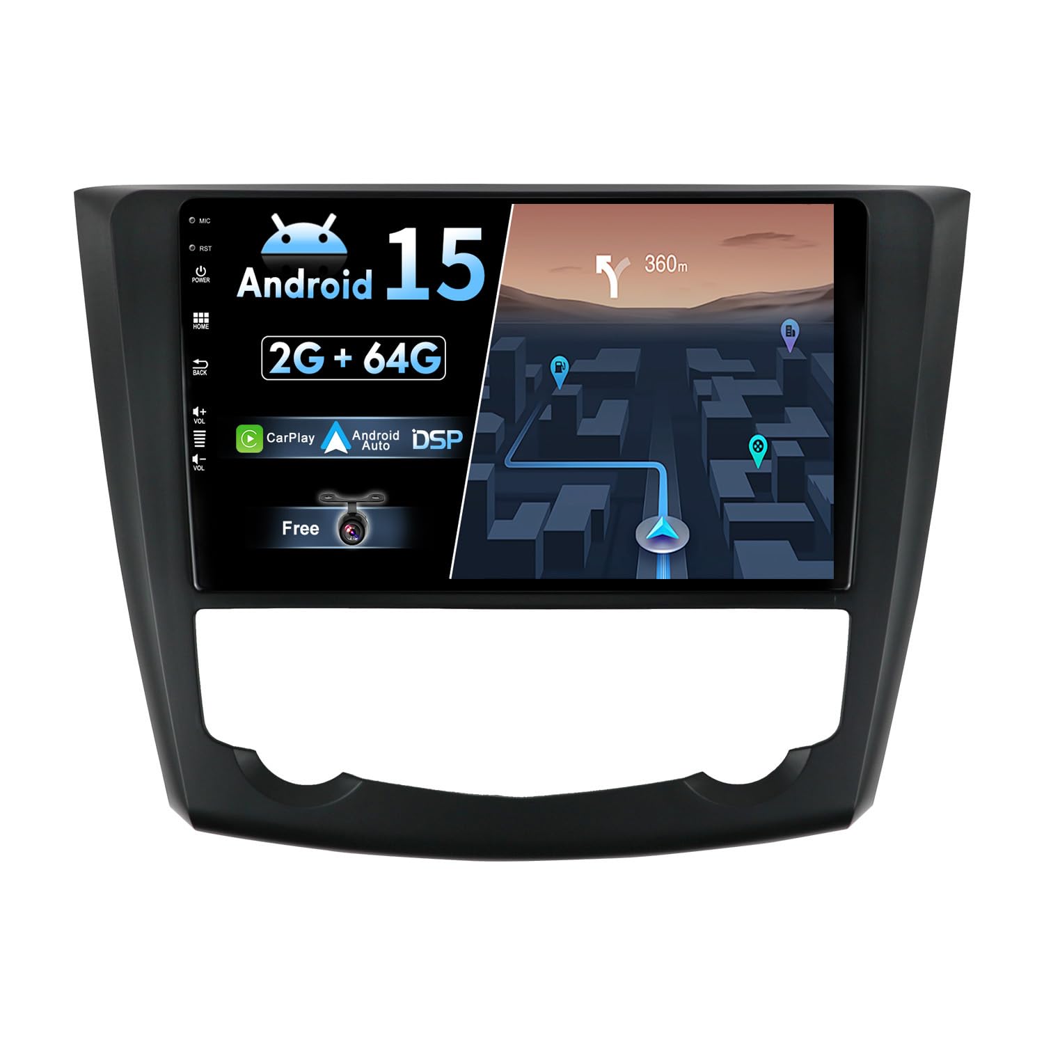 Junsun V1 Pro For Renault Kadjar 2015 - 2019 Android Car Radio Car